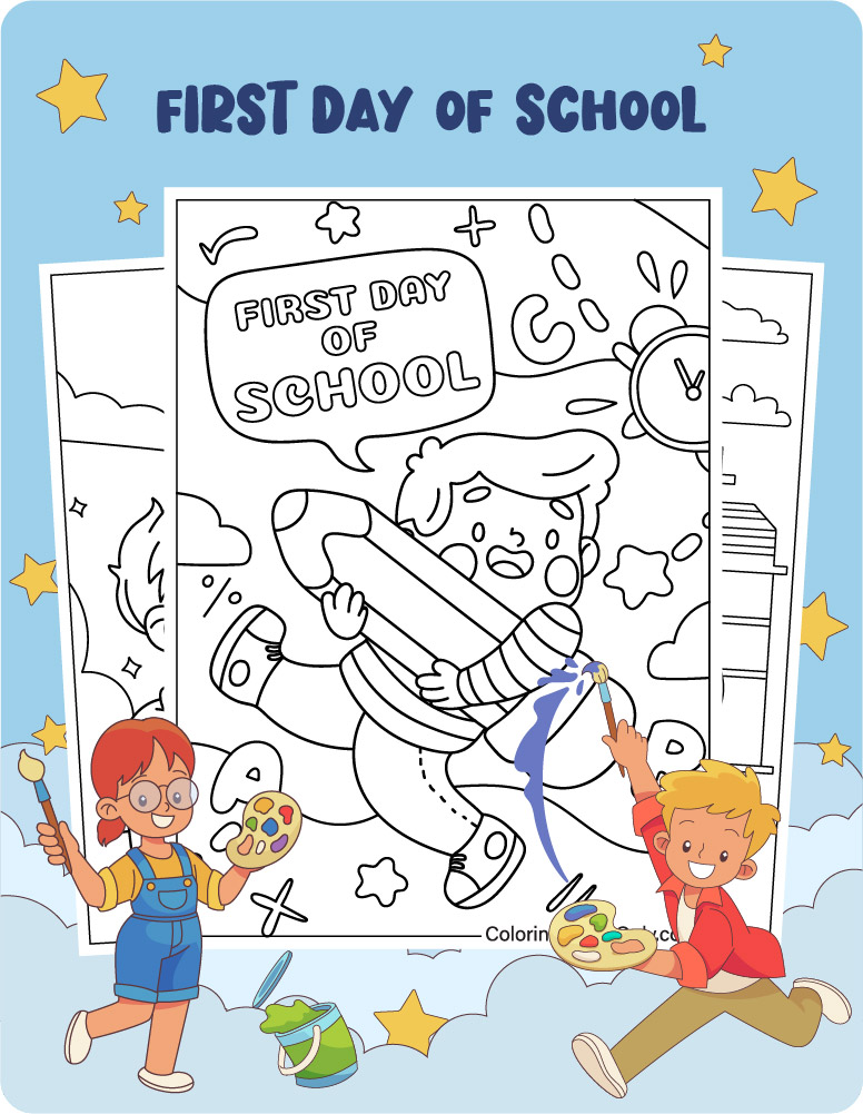 Free Summer Coloring Pages